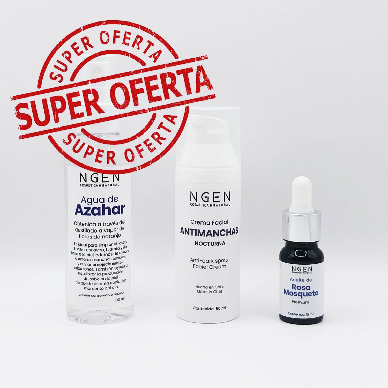 Set facial antimanchas