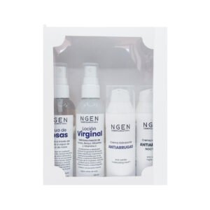 Caja regalo antiarrugas - agua floral, leche virginal, cremas antiarrugas dia y noche