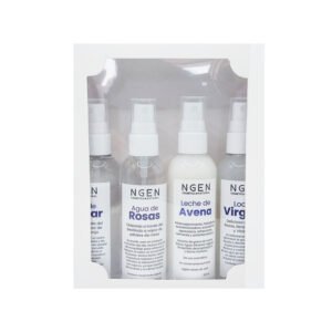 Caja regalo piel sensible - agua de azahar, rosas, leche de avena y loción virginal