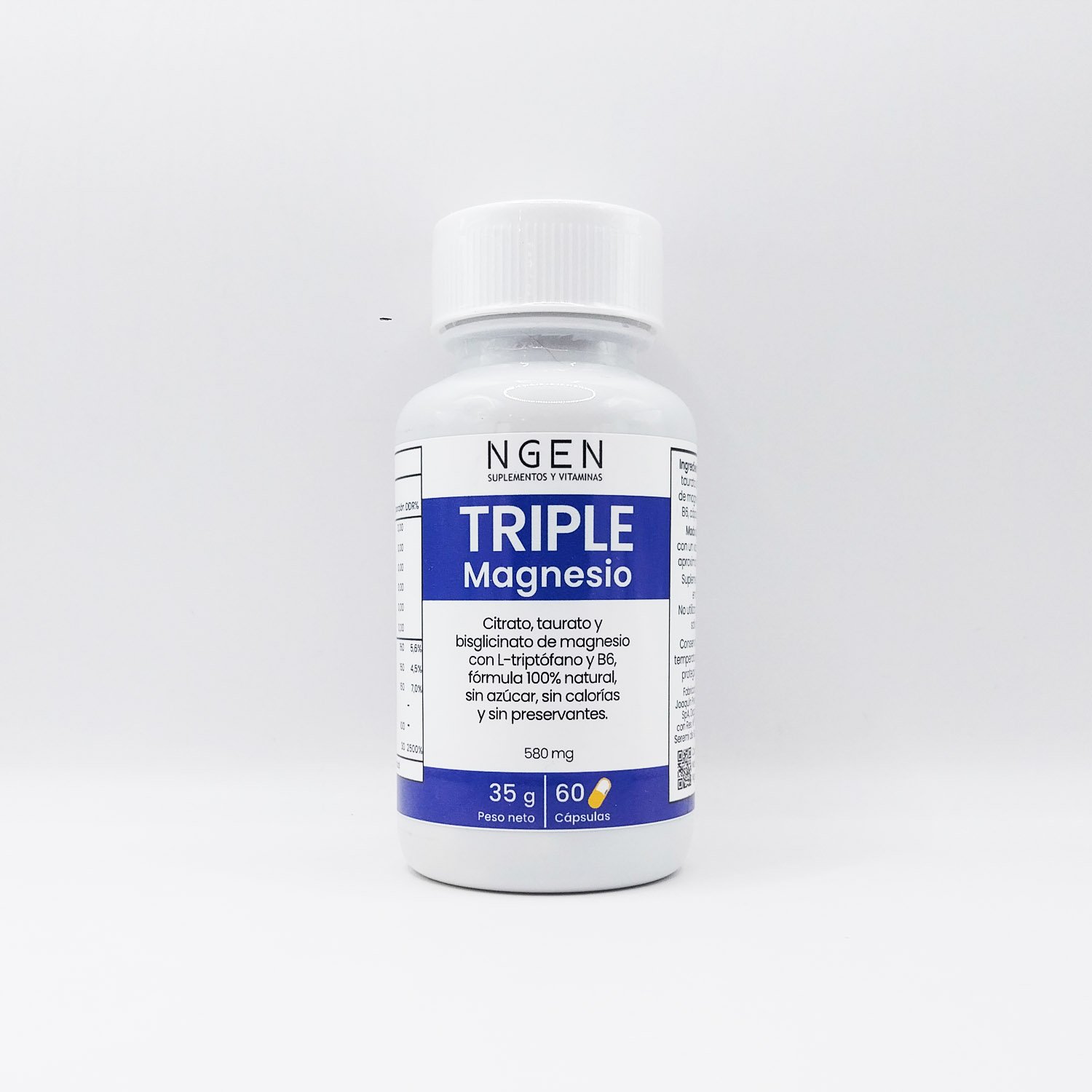 Suplemento triple magnesio